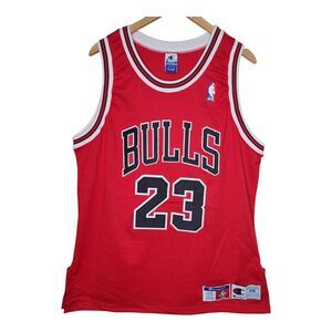 1997 Champion NBA Pro Cut Chicago Bulls #23 Jersey Jordan Era Team Issued USA